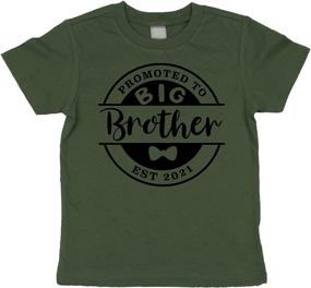 img 2 attached to Promoted Brother Sibling Announcement T Shirts Boys' Clothing and Tops, Tees & Shirts