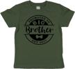 promoted brother sibling announcement t shirts boys' clothing and tops, tees & shirts logo