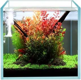 img 2 attached to Hiro Aquatics Cubic Rimless Frameless Glass Aquarium - Low Iron Tank with White Leveling Mat (25X25X25cm)