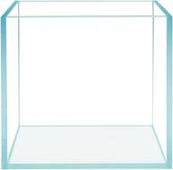 hiro aquatics cubic rimless frameless glass aquarium - low iron tank with white leveling mat (25x25x25cm) logo