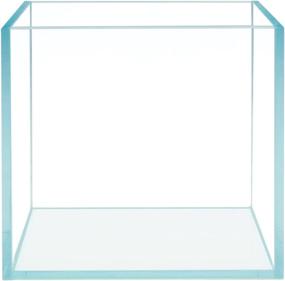 img 4 attached to Hiro Aquatics Cubic Rimless Frameless Glass Aquarium - Low Iron Tank with White Leveling Mat (25X25X25cm)