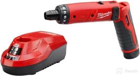 img 1 attached to 🔩 Milwaukee 2101-21 M4 1/4 Hex Screwdriver Kit: Ultimate Precision with 1 Bat