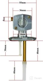 img 2 attached to PROCOMPANY Fuel Petcock Switch for Yamaha YFB250 Timberwolf Carriers (1996) YFM600 Grizzly (1998-2001) TTR225 250 (2001-2006) - OEM 21V-24500-20-00, 23F-24500-01-00, 23F-24500-10-00