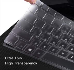 img 1 attached to Protect Your Dell XPS 15 Keyboard With Ultra-Thin TPU Cover - A Must-Have Accessory!