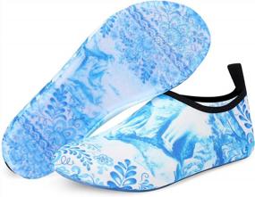 img 4 attached to Ultimate Water Shoes: ANLUKE Barefoot Aqua Yoga Socks For Women And Men