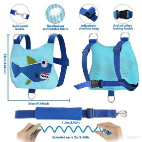 img 3 attached to 👶 Lehoo Castle Baby Leashes for Toddlers: 4-in-1 Safety Harness & Anti Lost Wrist Link