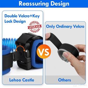 img 2 attached to 👶 Lehoo Castle Baby Leashes for Toddlers: 4-in-1 Safety Harness & Anti Lost Wrist Link