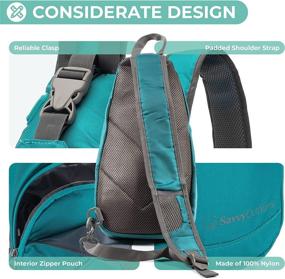 img 2 attached to Savvy Outdoors Sling Backpack Women Backpacks ~ Casual Daypacks