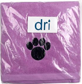img 1 attached to DRI Ultra Quick Dry Pet Towel - большое впитывающее полотенце из микрофибры, 55 X 28 дюймов для быстрой сушки