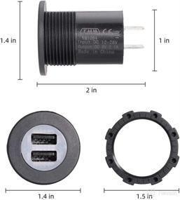 img 3 attached to DAMAVO YM1094 Водонепроницаемое зарядное устройство Automotive