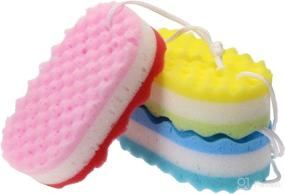 img 4 attached to Tupalizy Assorted Scrubber Exfoliating Scrubbing