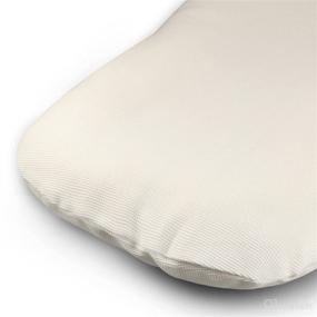 img 2 attached to 🏻 NoomiNest Baby Lounger Cover: 100% Waffle Cotton, Natural White – Enhance Comfort and Elegance for your Little One!