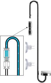 img 4 attached to 💨 Premium Clscea CO2 Diffuser Atomizer with Integrated Check Valve - Ideal for 25cm Rimless Tanks