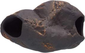 img 4 attached to 🐠 Cichlid Stone Decoration Magma - Small Aquarium Rock - Fish Tank Hideaway Decor - Plecoceramics for Cichlid