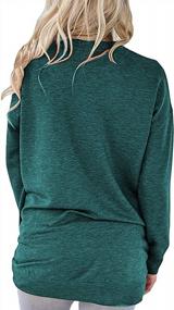 img 2 attached to Women'S Faith Printed Round Neck Sweatshirt T-Shirt Top With Pocket - AELSON
