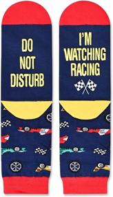 img 2 attached to Car Racing, Truck Driving, And Motorcycle Enthusiast Socks - Perfect Gift For Basketball And Sports Fans - Unisex Design