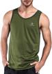 ogeenier men's dry fit workout tank tops muscle gym sleeveless t-shirts fitness bodybuilding running tank top shirt logo