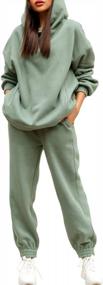 img 4 attached to Stay Comfortable & Stylish With Fixmatti Women'S Long Sleeve Hoodie Tracksuit