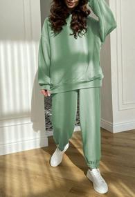 img 2 attached to Stay Comfortable & Stylish With Fixmatti Women'S Long Sleeve Hoodie Tracksuit
