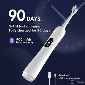 img 1 attached to Enhancing Oral Care: Sanzhenda Toothbrush with Rechargeable Electronic Intensity