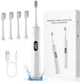img 4 attached to Enhancing Oral Care: Sanzhenda Toothbrush with Rechargeable Electronic Intensity