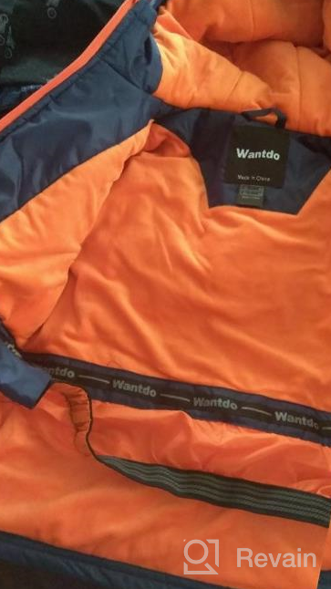 img 1 attached to Wantdo Boy's Waterproof Snowboarding Jacket - 🧥 Windproof Ski Coat with Hood - Winter Outdoor Outwear review by Jeffrey Choudhury