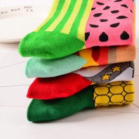img 1 attached to Funny Patterned Men'S Dress Socks - HSELL Cotton Novelty Socks With Crazy Designs, Perfect Gifts For Men