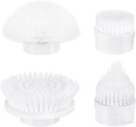 🧽 eletalker brush heads - pack of 4 replacement brush heads for electric spin scrubber: cordless cleaning brush for bathroom glass, bathtub, and sink logo