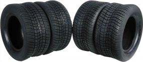 img 4 attached to MASSFX SL2055010(X4) 4 PLY Golf Cart Turf Tires 205/50-10, Set Of Four (4) Tires