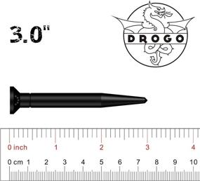 img 1 attached to 🚗 DROGO 3" SnagX Automotive Car Antenna Replacement for Jeep Wrangler JK JKU JL JLU Rubicon Sahara 2007-2021 - FM/AM Reception, Tough Material & Creative Design (Black)