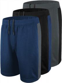 img 4 attached to DiShang Men'S Basketball Shorts: High-Performance, Lightweight, And Breathable With Convenient Side Pockets And Stylish Mesh Design