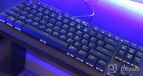 img 5 attached to MechanicalEagle Z-77 75% Mechanical Keyboard Aluminium Panel Clicky Blue Switches Rainbow LED Backlit N-Key Rollover 87-Key Tenkeyless Hot Swappable Spare Switches Included