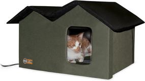 img 4 attached to 🐱 K&amp;H Pet Products Outdoor Multi-Kitty House Shelter with Heating Option