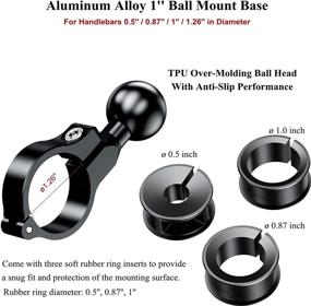 img 3 attached to BRCOVAN Ball Compatible Inch Motorcycle