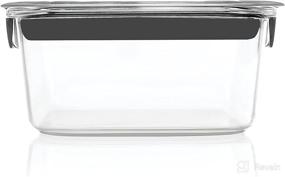 img 3 attached to 🗄️ Leak-Proof Medium Rubbermaid Brilliance Food Storage Container, 3.2 Cup Capacity