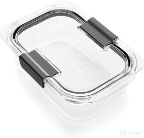 img 4 attached to 🗄️ Leak-Proof Medium Rubbermaid Brilliance Food Storage Container, 3.2 Cup Capacity