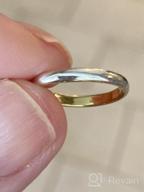 img 1 attached to 🏻 Baby Ring in Sterling Silver or 14K Gold-Plated, with a Twisted or Plain Band review by David Weis