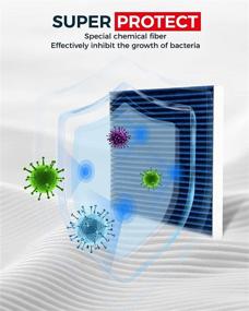 img 1 attached to 🔳 KAX Replacement Cabin Air Filter, Upgraded Activated Carbon CF10285 for Camry, Corolla, Highlander, Tundra, RAV4, 4Runner, Sienna, RX350 - Strong Adsorption Cabin Filter