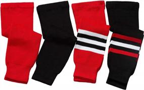 img 3 attached to Трикотажные хоккейные носки серии EALER HSK различных цветов для всех возрастов