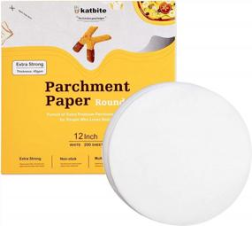 img 4 attached to Katbite 12 Inch 200Pcs Parchment Paper Rounds, Round Baking Sheets Paper For Patty Separating, Freezing, Springform Cake Tin, Toaster Oven, Tortilla Press