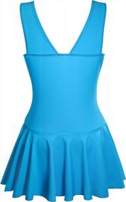 img 3 attached to Get Beach-Ready With AONTUS Women'S Tummy-Control Plus Size Swimsuits