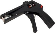 🔧 black adjustable cable tie gun, performance tool w2919 logo