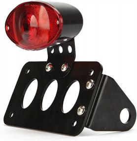 img 1 attached to Upgrade Your Motorcycle With OXMART Universal Tail Light & Brake Light/License Plate Bracket For Harley Davidson, Honda, Yamaha & More