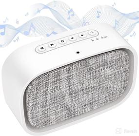 img 4 attached to 🔊 10 Smooth Sounds White Noise Machine for Sleep, Relaxation, Travel, Office, and Yoga - 3 Auto-Off Timer, USB Charging - Home and Portable Sound Machine
