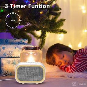 img 1 attached to 🔊 10 Smooth Sounds White Noise Machine for Sleep, Relaxation, Travel, Office, and Yoga - 3 Auto-Off Timer, USB Charging - Home and Portable Sound Machine