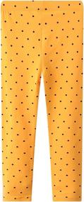 img 2 attached to Leggings 3 Pack Cotton Casual Stretch Girls' Clothing : Leggings