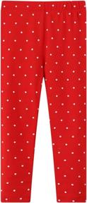 img 3 attached to Leggings 3 Pack Cotton Casual Stretch Girls' Clothing : Leggings