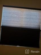 img 1 attached to Cordless Cellular Honeycomb Shade - Gray Sheen, 23"W X 48"H - BlindsAvenue review by Mario Portillo