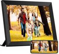 10.1 inch digital picture frame with ips touch screen hd display, frameo app for remote sharing, 16gb memory, auto-rotate, usb & micro sd card support - bigasuo логотип