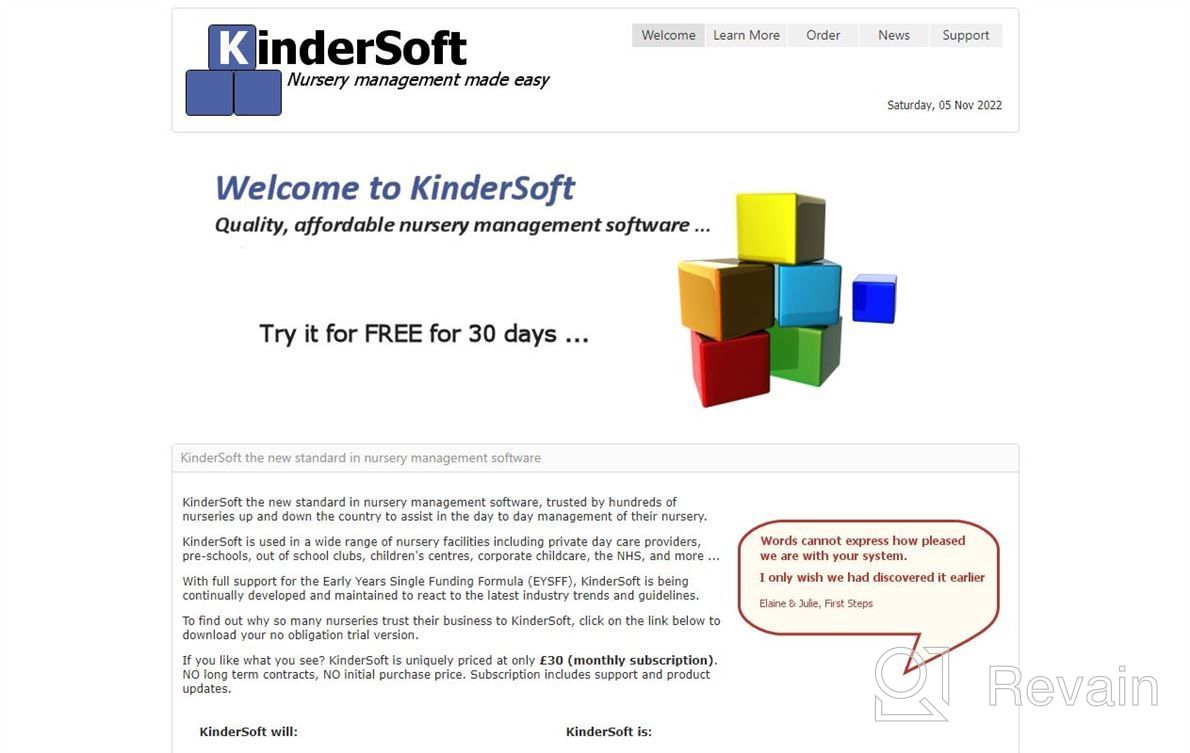 img 1 attached to KinderSoft review by Andre Tenk